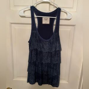 Abercrombie and Fitch Tiered Ruffle Tank